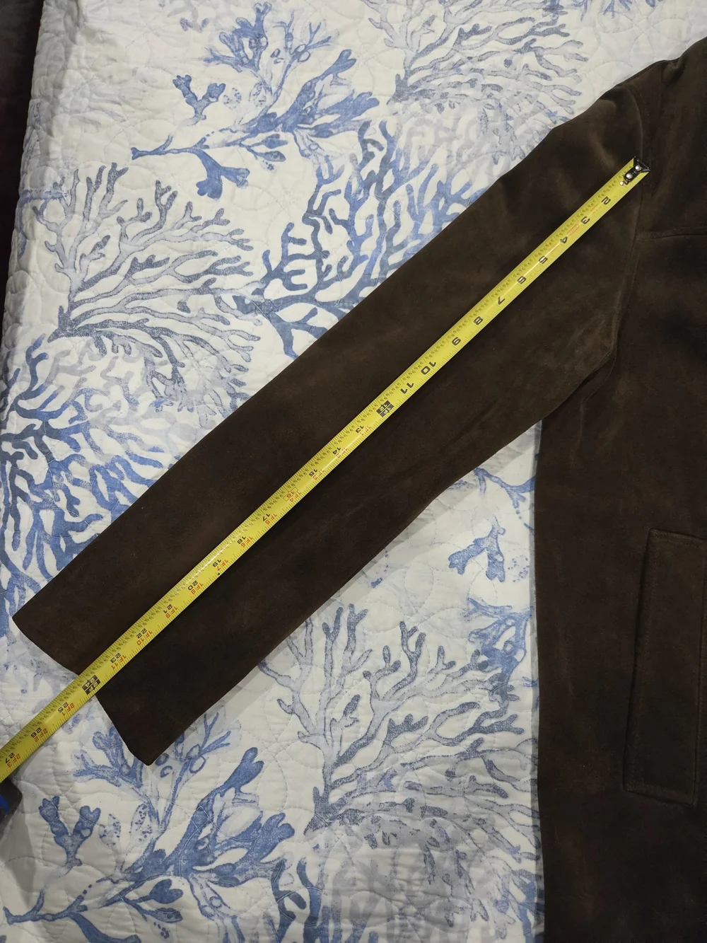 Banana Republic Men's Brown Suede Coat